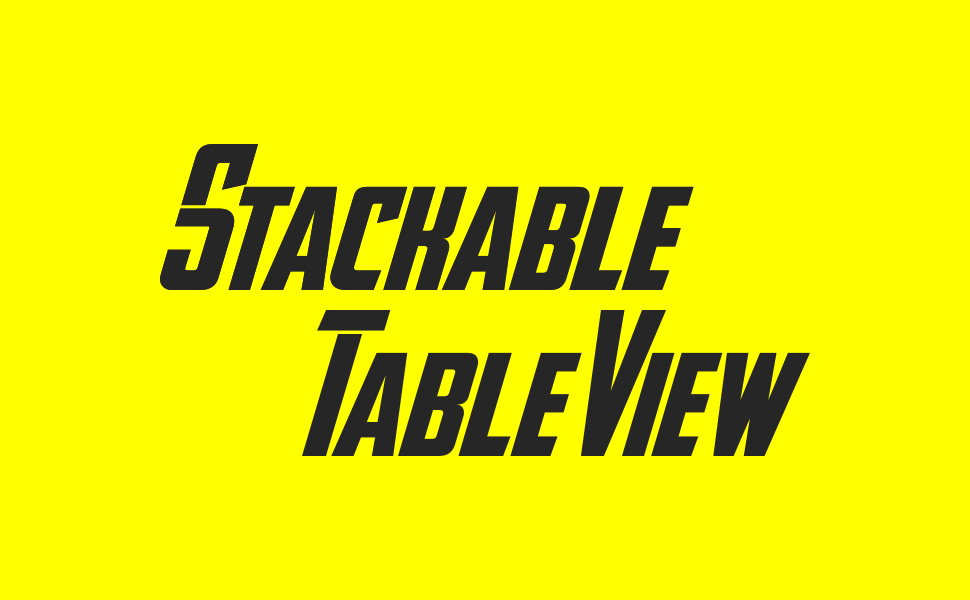StackableTableView